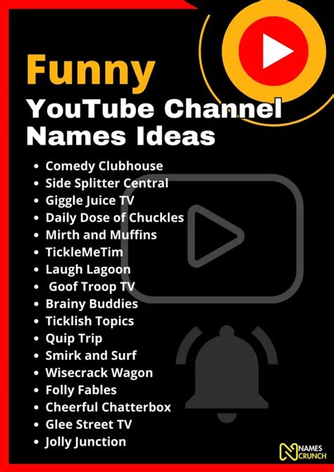 funny youtube channel names